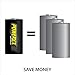 Powerex Low Self-Discharge Precharged C Rechargeable NiMH Batteries - 1.2V, 5000mAh, 2-Pack (MHRCP2)