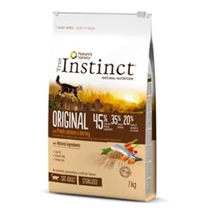 True Instinct Original Pienso para Gato Esterilizado Adulto con Salmón Pack 2 x 7 kg