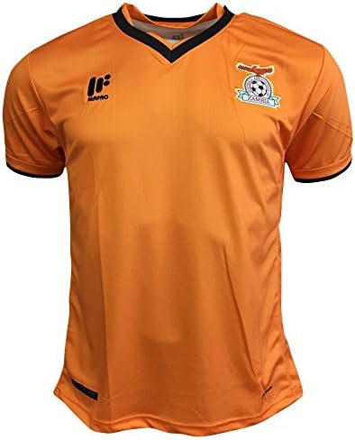 Mafro Sports 2017-2018 Zambia Away Football Soccer T-Shirt Jersey
