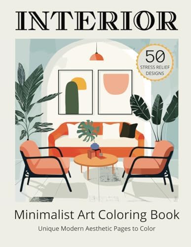 Amazon.com: Minimalist Art Interior: Coloring Book of Stunning