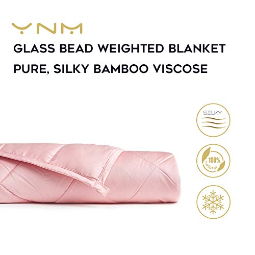 YnM Bamboo Weighted Blanket — 100 Cooling Bamboo Viscose OekoTex