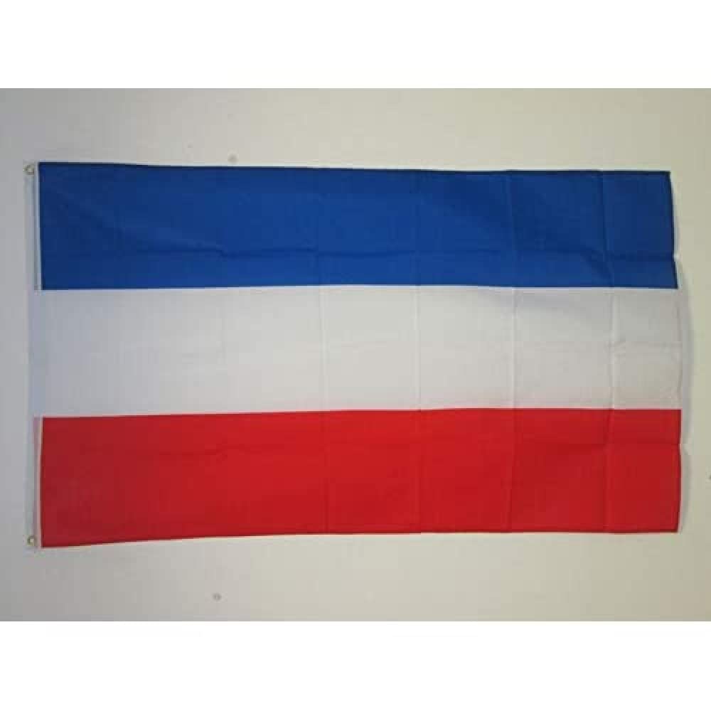 AZ FLAG - Federal Republic Of Yugoslavia Flag - 3x5 Ft - 100D Polyester Yugoslavian Banner with Two Metal Grommets - Fade Resistant - Vivid Colors - 3' x 5' Feet - 150x90 Cm — image 1