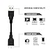 Carebol Super Speed USB 3.0 Cable - A-Male to Micro-B for External Hard Drives, for Galaxy S5, Note 3,Note Pro 12.2 Charge and Data Sync Cord, Camera, Hard Drive and More 10cm Black
