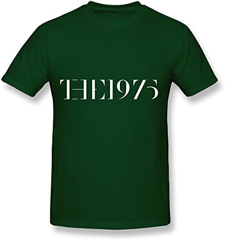 Best Forest Green T Shirt For Men The 1975 Logo