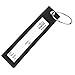 Shacke Luggage Tags with Long Bendable Rubber Design w/Steel Loops - Set of 2