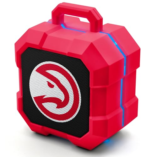 SOAR NBA Shockbox LED Wireless Bluetooth Speaker - Water Resistant IPX4, 5.0 Bl…