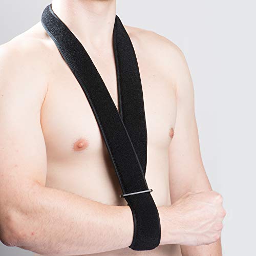 Foam Arm Sling by Kedley Discreet Black One Size Fits All Medical