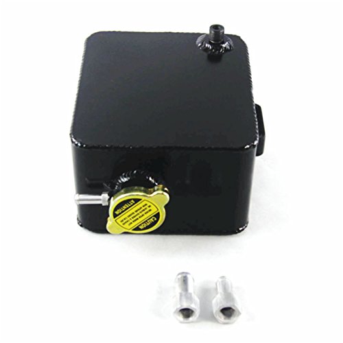 UNIVERSAL 2500ML ALUMINUM RADIATOR COOLANT OVERFLOW Bottle TANK + PRESSURE CAP 2.5LTR - Thumbnail 2