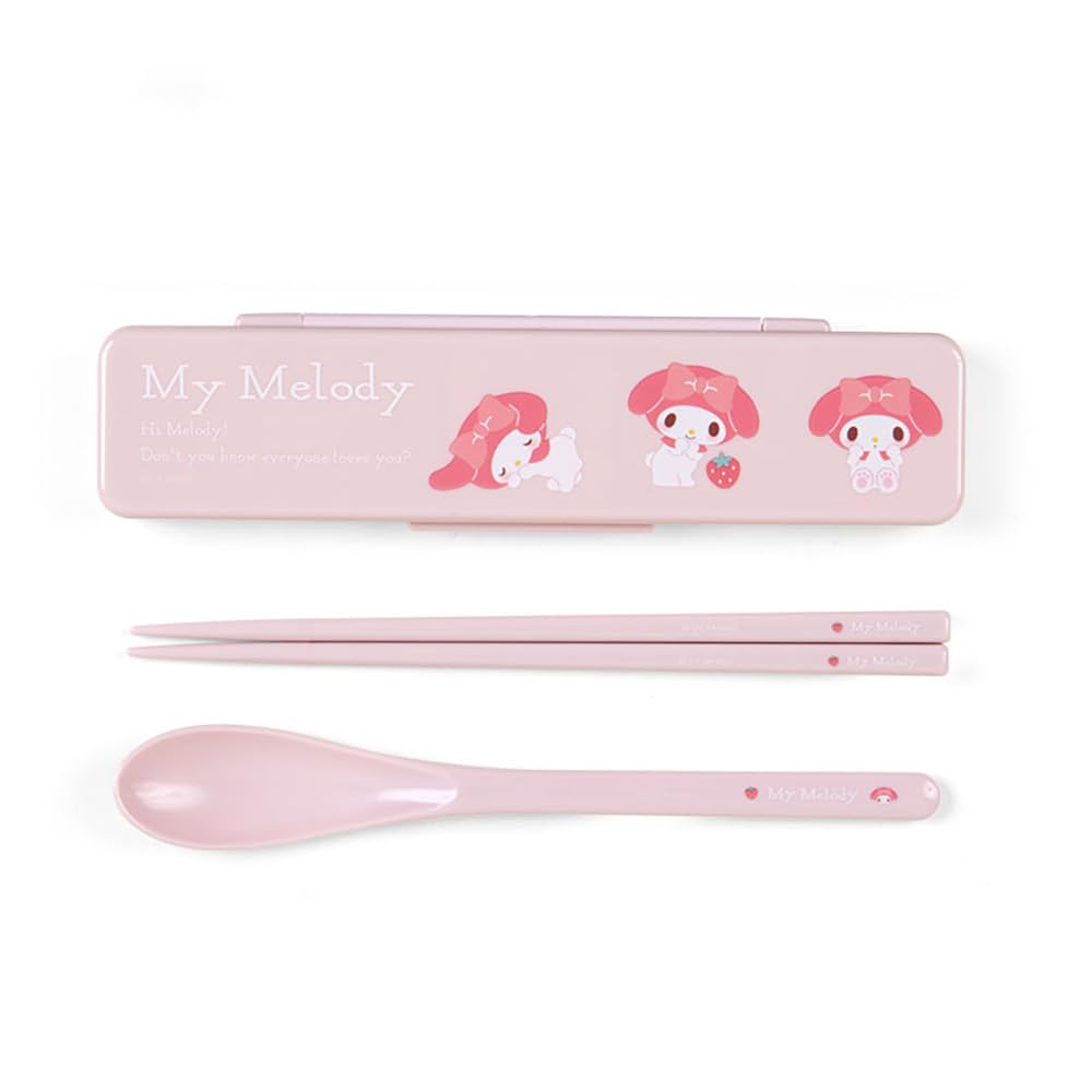 サンリオ(SANRIO) サンリオ 箸&スプーンセット マイメロディ マイメロちゃん my melody 1.8×18.8×4.7cm 新生活 ランチグッズ キャラクター 294071 SANRIO商品画像