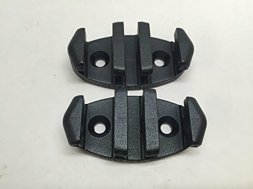 Marine Boat Canoe Kayak Pair of Black PC Zigzag Anchor Cleat for Bow Safety LINE