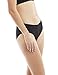 Kalon 6 Pack Women's Hipster Brief Nylon Spandex Underwear (Large, Basics)