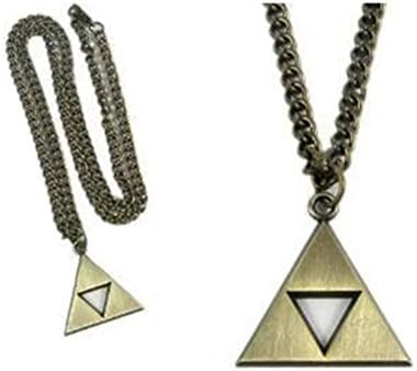 AVOCADO the Legend of Zelda necklace Triforce Symbol Cosplay Anime Zelda Necklace(copper)