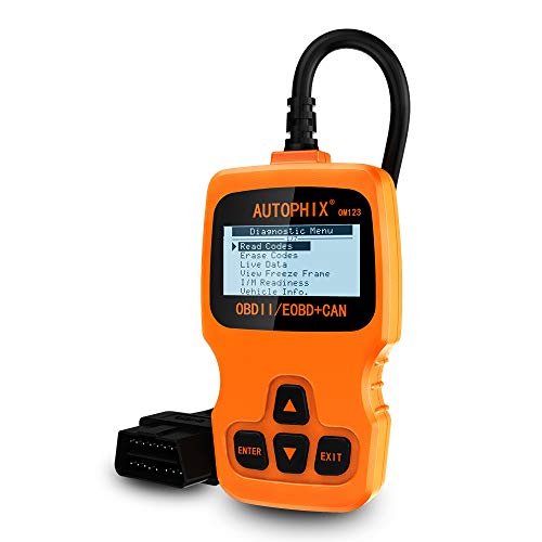 AUTOPHIX OM123 Enhanced Automotive OBD2 Scanner Universal Car Engine Fault Code Reader CAN Diagnostic Scan Tool - Orange - Thumbnail 6