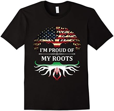 Men's I'm Proud of My Iranian, Persian Roots t-Shirt ~ Iran Flag Large Black