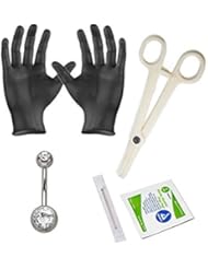 Body Piercing Kit 14G 16G 18G Body Jewelry Forceps Needles (Belly)