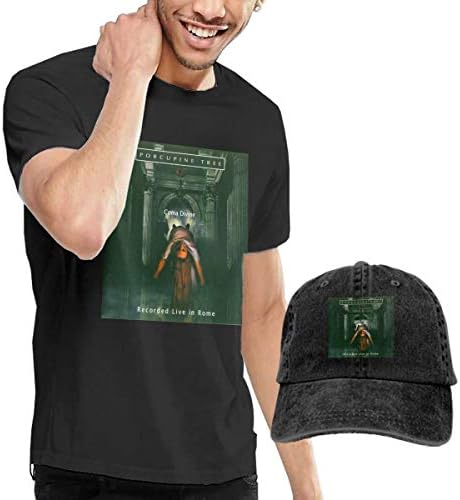 Lstekid Porcupine Tree Men's Fashion T-Shirts and Caps Combination Black