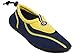 Bayville New Mens Slip on Water Pool Beach Shoes Aqua Socks (9, Yellow 5907)