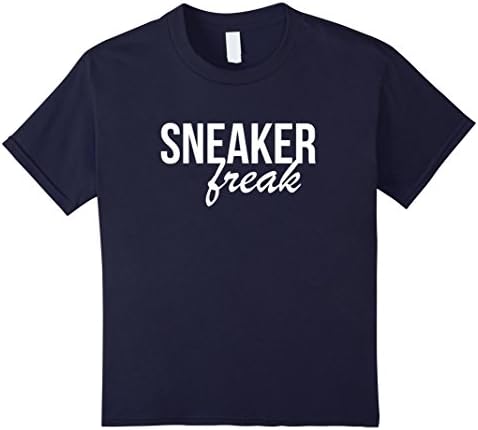Kids Sneaker Freak Hip Hop T-Shirt - Streetwear Tee 12 Navy