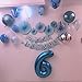 Tellpet Blue Number 6 Balloon, 40 Inch