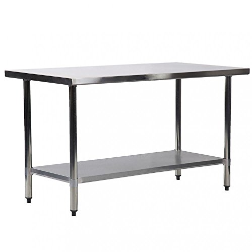 BestMassage 30"x60" Stainless Steel Kitchen Work Table Commercial Kitchen Restaurant table