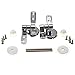 Rumfo Alloy Replacement Toilet Seat Hinge Toilet Mountings Set with Bolts and Nuts For Toilet Accessories