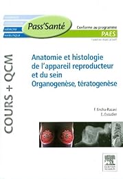 Anatomie et histologie de l'appareil reproducteur et du sein, organogenèse, tératogenèse