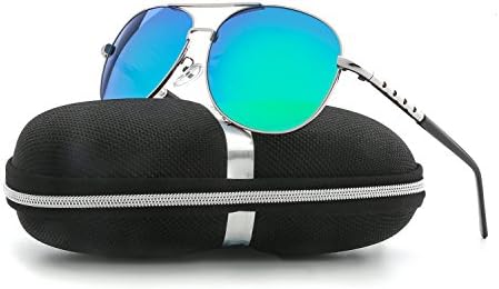 Sunglasses for Men Women Aviator Polarized Unisex Metal Frame UV Driving VOPOLAR