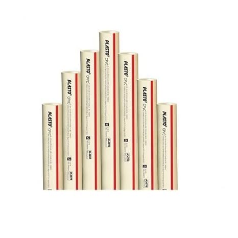 Plasto Cpvc Pipes 20mm Sdr 11 3 4 Inch Yellow Pack Of 20