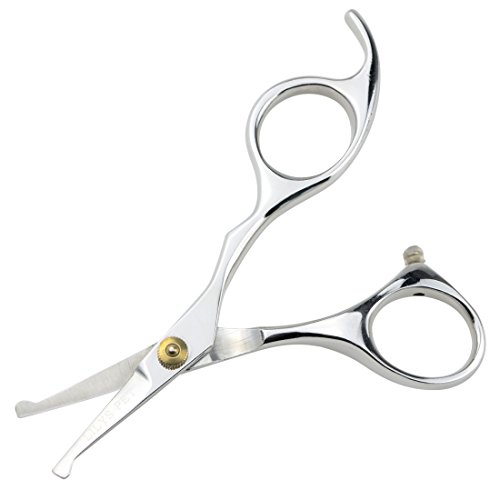 LILYS PET 5.0" Right-Handed Round-Tip Pet Grooming Scissors, Stainless Steel Small Ball Tip for Nose Hair,Ear Hair,Face Hair,Paw Hair for Dogs and Cats… - Image 4