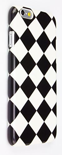 MINIMALIST SERIES 1 Phone Case for iPhone 6 and 6s [Slim] [Exact Fit] [Colorful Designs] [Thin Fit] Premium - Black and White Checkered