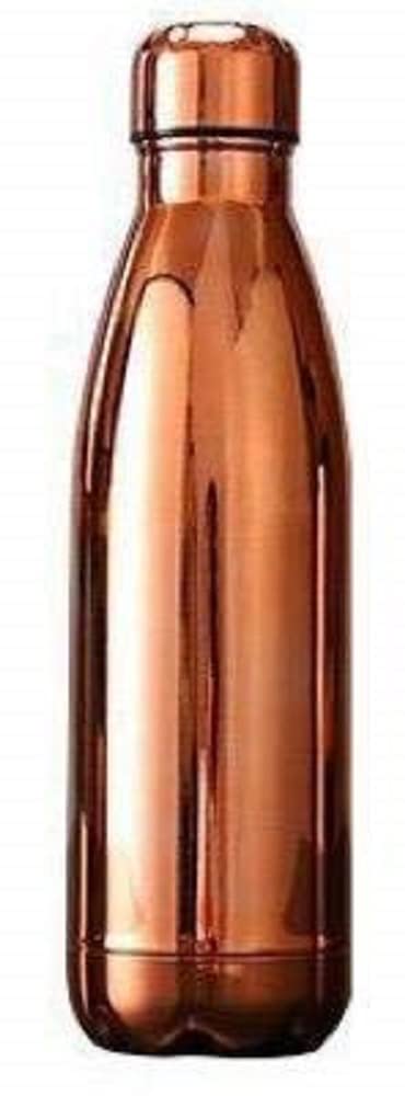 Boolavard Water Bottle Vacuum Insulated Stainless Steel Water Bottle BPA Free Metal Sports Bottle Double Wall Insulated Cold and Warm Drinks 17OZ / 500ML (Metallic Copper) โ image 1