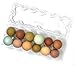 24 Pack Premium Clear Plastic Reusable Dozen Egg Container Carton with Labels holds 12 Large Eggs