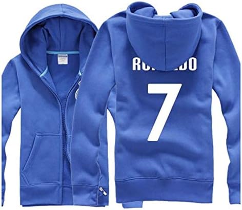 WYNBB Sweatshirt Football Club No.7 RONALDO 7 CR7 Soccer Sweater Round Neck Long Sleeve Gift for Men&Women Boys Girls