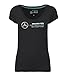 Mercedes Benz Petronas AMG Formula 1 Women's Black Team Logo T-Shirt F1
