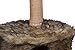 Pet Control HQ Cat Tree Condo 33 Inch Tall Scratcher Post Pet Bed Furniture, Authentic Pear Tree Bark Post with Activity House w/Scratching Sisal, Spacious Perch and Interactive Toy, Brownthumb 3