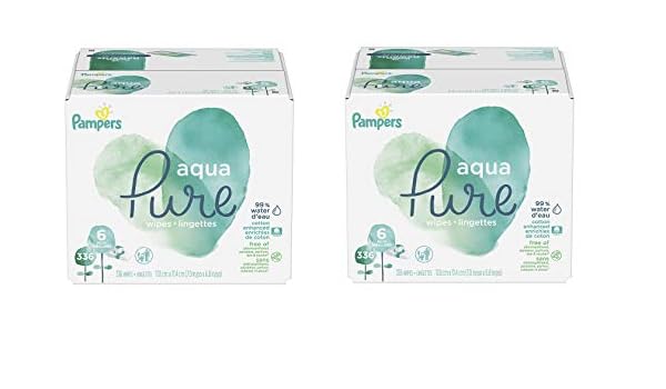 pampers aqua pure wipes 672