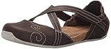 Ahnu Women's Karma Latitude Leather Ballet Flat, Alder Bark, 8 M US