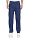 Landau Essentials Relaxed Fit 3-Pocket Elastic Scrub Pants for Men 8550 Navy