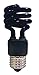 Satco S7277 13 Watt (60 Watt) Mini Spiral Color CFL Light Bulb, Blacklight