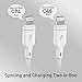 MOMAX USB C to Lightning Cable 1ft, Zero Short Power Delivery iPhone Charger Cable, MFi Certified, Fast Charging Cord Compatible with iPhone 14 13 12 Pro Max Mini SE XS iPad Airpods MacBook (White)