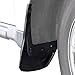 BDK Baseline Splash Guards - Pair (2pc Set) - All Weather Series Mud Flaps - Universal Fit Plastic Composite