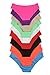 ToBeInStyle Women's 6 Pack Laser Cut Brazilian Style Tanga Panty