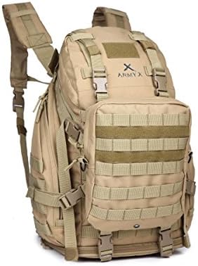 ARMY X The Crew Cab Tactical 3 Day Backpack Military Rucksack Pack Bag 31 L to 82 L Hiking Camping Trekking