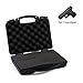 Daoe NWT110 Lockable Hard Pistol Gun Case with Pluckable Foam, TSA Approved