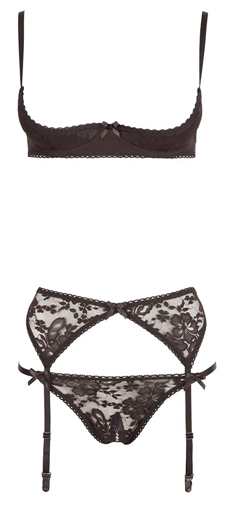 Cotelli Collection Half-Cup Bra Black