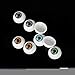 8pcs 14mm Doll Eyes Half Round Acrylic Eyeball for Reborn Baby Doll Bear DIY