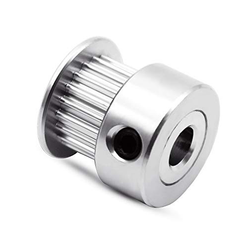 image for Dorhea 5PCS Aluminum GT2 Timing Pulley 20 Teeth Bore 5mm Width 6mm Bor
