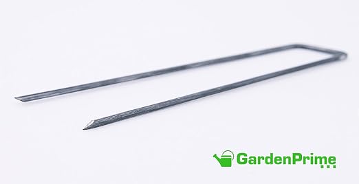GardenPrime 50 Grapas Metálicas Alambre de Acero 150mm para ...