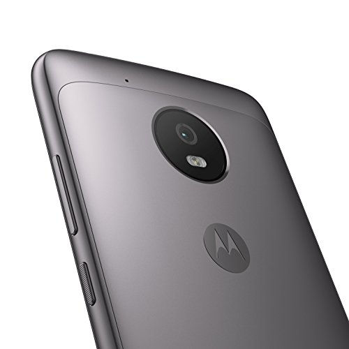 Moto G 5ª Generación - Smartphone libre Android 7 (pantalla de 5'' Full HD, 4G, cámara de 13 MP, 3 GB de RAM, 16 GB, Qualcomm Snapdragon 1.4 GHz), color gris