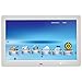 10.1 Inch Hi-Res TFT LED Digital Photo Frame & HD Video(1080P/720p)&Music Playback with 8GB Memory Card -White